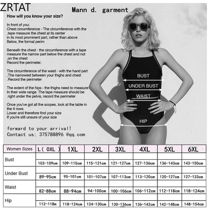 TAMBREET 2024 New European and American Cross-border One-piece Swimsuit Women's Splicing Cutout Print Swimsuit V-Neck Plus Size Bikini