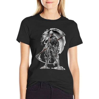 TAMBREET Black Myth Wukong T-Shirt oversized lady clothes customs t-shirt dress for Women plus size