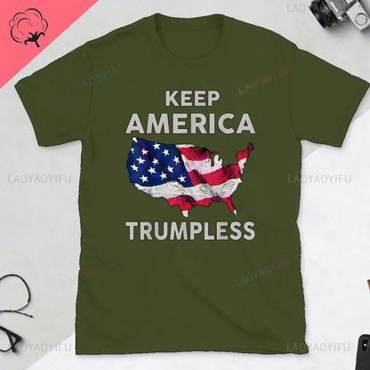 TAMBREET Funny Trump 2024 Shirt Republican Gift T-shirt Trump for President 2024 Tee Daddy's Home Trump Supporter Election Tops