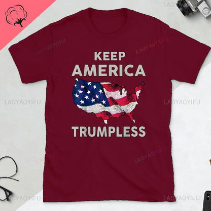 TAMBREET Funny Trump 2024 Shirt Republican Gift T-shirt Trump for President 2024 Tee Daddy's Home Trump Supporter Election Tops