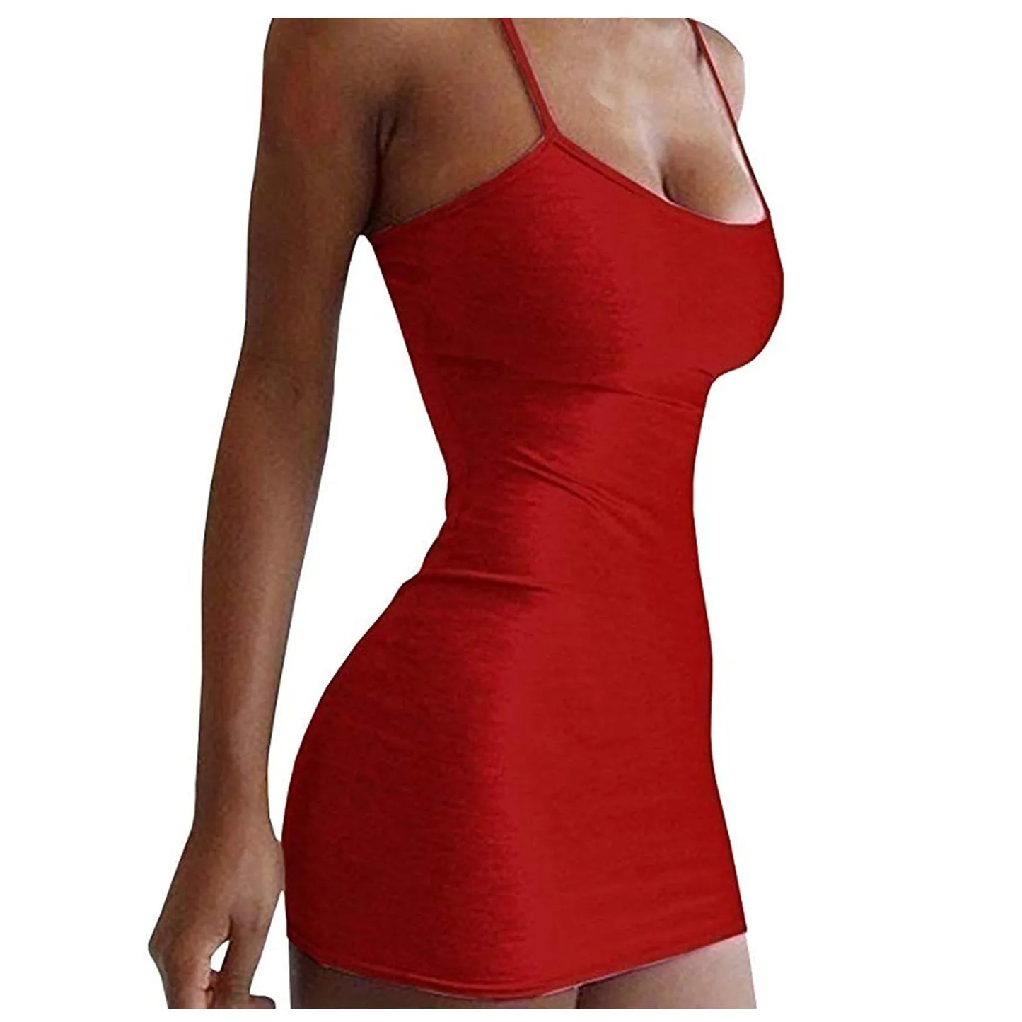 TAMBREET Hot Dress Sexy Ladies Tight Fitting Camisole Dress For Women Summer Camisole Mini Short Skirt Sexy Pajamas Women'S Clothing Girl