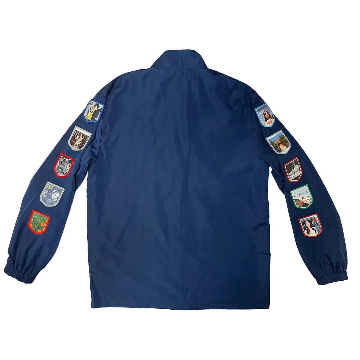 TAMBREET Lana Merch Racing Jacket With Patches Commemorative LDR Racer Jackets In Navy For Women And Men Del Tops Coat Reys Clothing