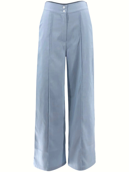 TAMBREET M3239 European and American cross-border Amazon women's casual pants, elegant and elegant work clothing pants, versatile fashionable wide-leg pants