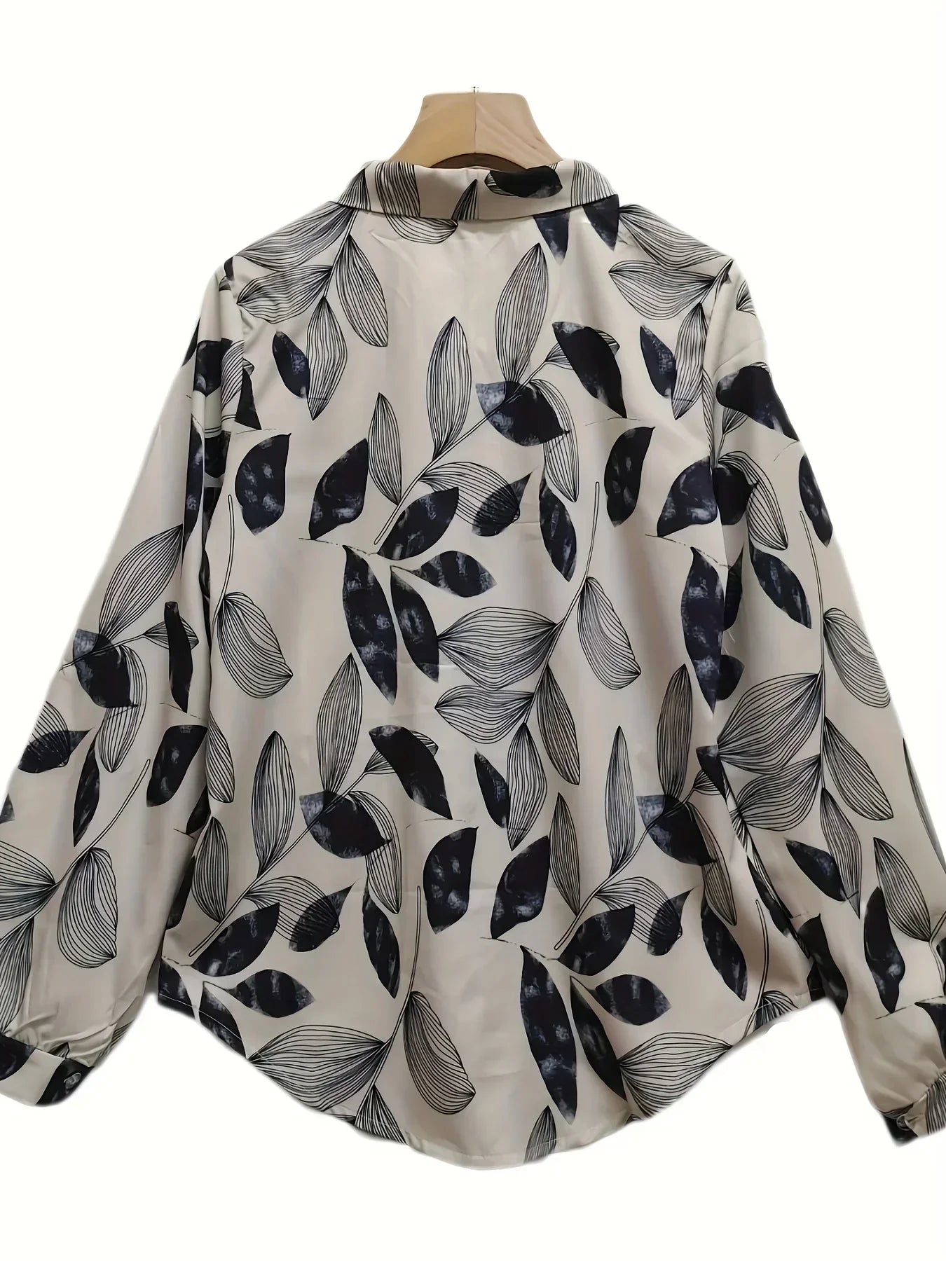 TAMBREET Printed shirt women's spring and autumn suit 2024 new temperament elegant bow floral top spring long sleeve shirt women's trend