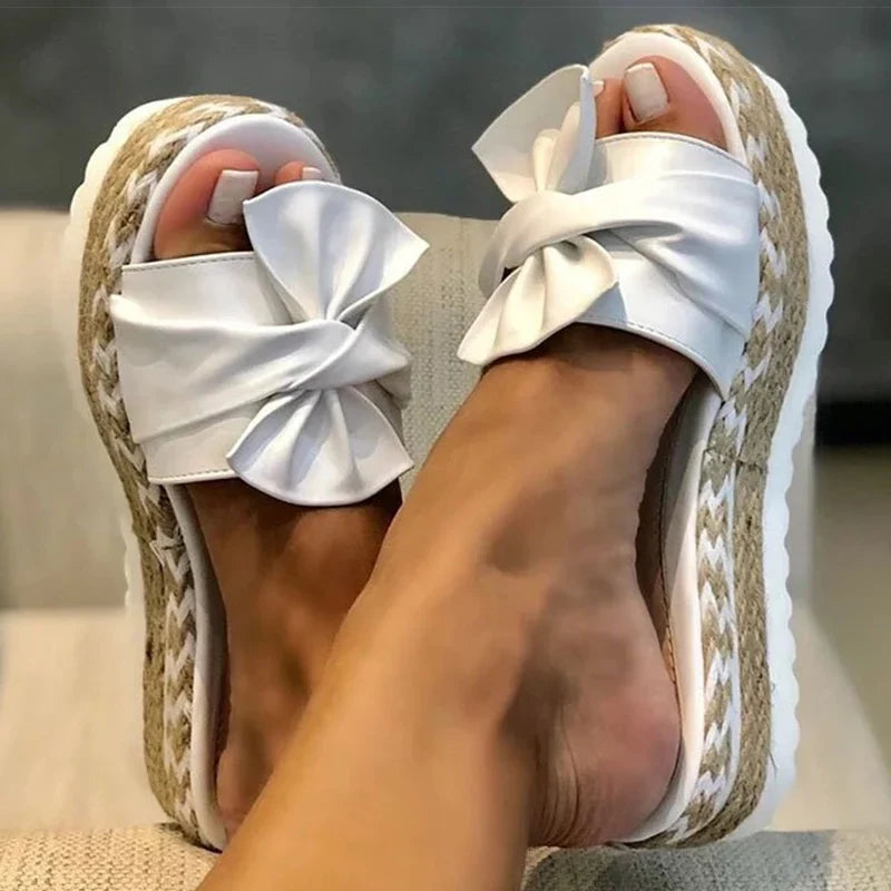 TAMBREET Sandals Women Heels Sandals With Wedges Shoes For Women Platform Sandals Summer Slippers Sandalias Mujer Elegant Summer Shoes