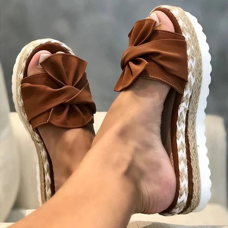 TAMBREET Sandals Women Heels Sandals With Wedges Shoes For Women Platform Sandals Summer Slippers Sandalias Mujer Elegant Summer Shoes