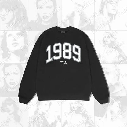 TAMBREET TAILO THE ERAS TOUR 1989 LETTER Women KPOP BLUE GRAY T.S Hoodie Taylor Sweatshirt