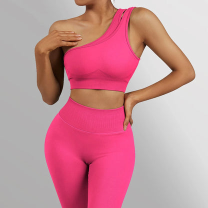 TAMBREET Yoga Sets Women Sportswear Gym Clothing High Waist Leggings Workout Outfits Gym Wear Fitness Tracksuit Sports Yoga Suits